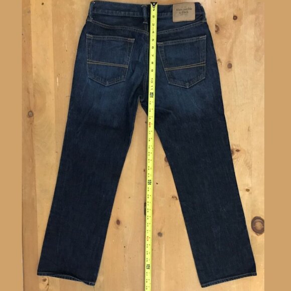 Abercrombie & Fitch Men’s Jeans – Size 31x30 – Dark Wash – Button Fly, Y2K - Picture 2 of 7